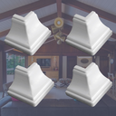 Ver imagem 1 de Canto Externo PVC 25mmX25mm com Engate Rápido Caixa com 4 unidades  