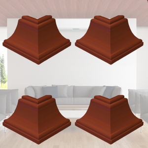 Cantoneira Externa Pvc 25x25mm com Engate Rápido 4 Unidades Permatti