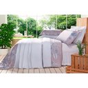 Ver imagem 2 de Jogo de Cama King Size Plumasul Urbam Garden Atlantic Cetim 400 fios com 4 Peças
