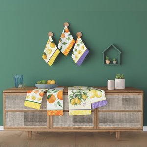 Pano de Prato Copa Lepper Estampado Matinal 40cm X 60cm 7 Peças