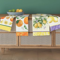 Pano de Prato Copa Lepper Estampado Matinal 40cm X 60cm 7 Peças - 2