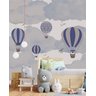 Papel de parede rosa menina infantil para quarto de bebê M² PP112 - 5