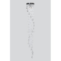 Lustre Espiral De Cristal K9 Para Lavabo Cabeceira De Cama - 2