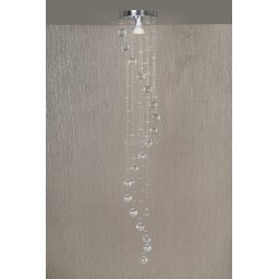 Lustre Espiral De Cristal K9 Para Lavabo Cabeceira De Cama - 4