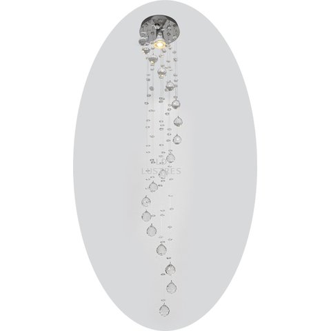 Lustre Espiral De Cristal K9 Para Lavabo Cabeceira De Cama