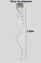 Ver imagem 5 de Lustre Espiral De Cristal K9 Para Lavabo Cabeceira De Cama
