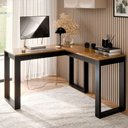 Ver imagem 2 de Mesa Escrivaninha Berlim de Canto em L para Quarto e Escritório com Espaço para e Computador