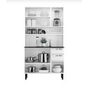 Ver imagem 3 de Cozinha com Balcão 6 Portas e 2 Gavetas Pratika Itatiaia Branco