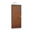 Ver imagem 4 de Kit Porta Madeira com Batente Aço Tradição -215 X 81 Cm R-120 - Mogno:esquerdo