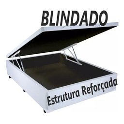 Box Baú Casal 138x188 Blindado Corino Branco - 2