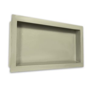 Nicho para Banheiro e Cozinha Parede Embutir 30x60 Liso Bege