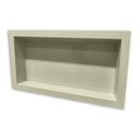 Ver imagem 3 de Nicho para Banheiro e Cozinha Parede Embutir 30x60 Liso Bege