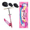 Patinete Infantil Yupitoys + Kit Proteção Capacete Joelheira - Roxo - 1