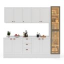 Ver imagem 4 de Cozinha Compacta 5 Peças Pérola com Cristaleira Branco Yescasa