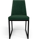 Ver imagem 5 de Cadeira para Sala de Jantar Base Aço Industrial Preto Dafne L02 Facto Verde Musgo - Lyam Decor