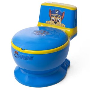 Penico Infantil Privadinha Vaso Sanitário Troninho Musical com Som de Descarga Patrulha Canina Azul 