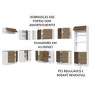Ver imagem 5 de Armário de Cozinha Completa de Canto 499cm Branco/Rustic Stella Madesa 01