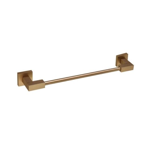 Toalheiro para Banheiro Linear Quadra Dourado/Matte Meber Metais
