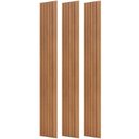 Ver imagem 3 de Painel Ripado de Madeira para Sala Quarto 134x250cm Bairon D03 Freijó - Lyam Decor