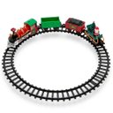 Ver imagem 2 de Trem Locomotiva Árvore Natal Trilho Elétrico Musical de 75cm