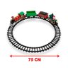 Trem Locomotiva Árvore Natal Trilho Elétrico Musical de 75cm - 3