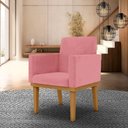 Ver imagem 1 de Poltrona  TEFI SUEDE ROSE