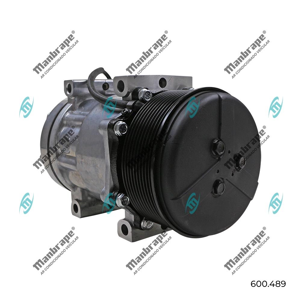 Compressor Ab7h15ab 6020 Máquina Trator T7/ Puma/maxxum 10pk - 3