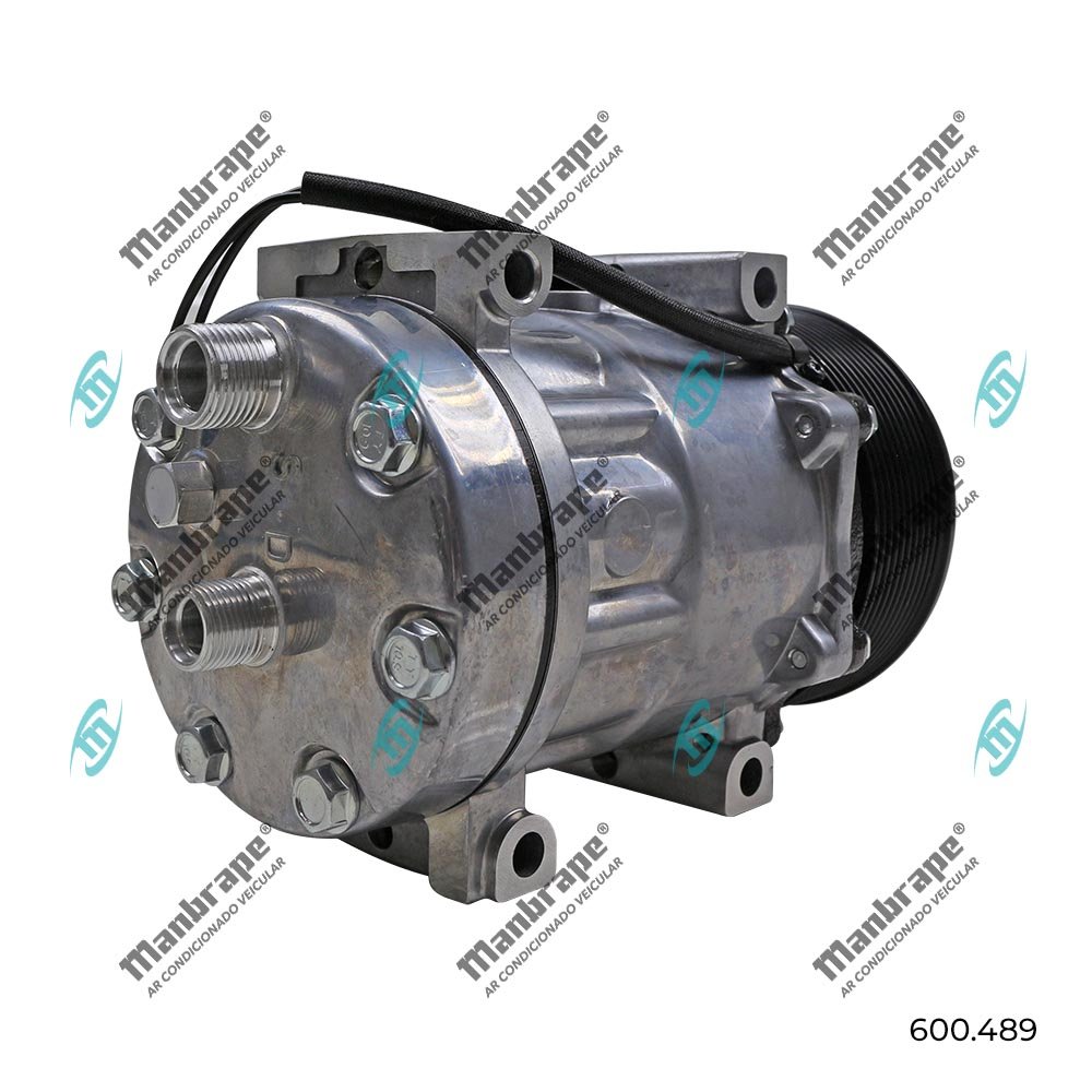 Compressor Ab7h15ab 6020 Máquina Trator T7/ Puma/maxxum 10pk - 2