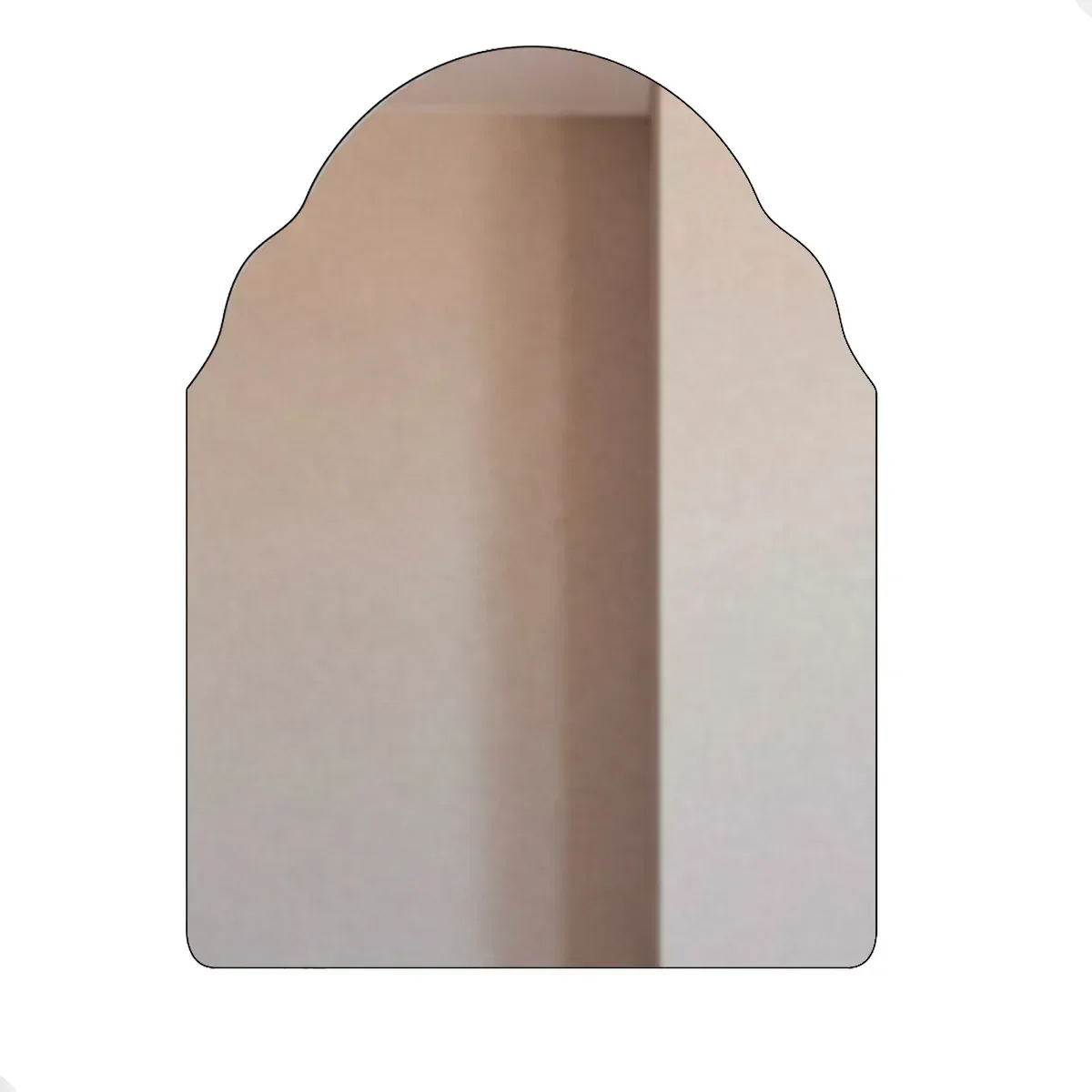 Ver imagem 2 de Espelho Orgânico 44x64 de Parede com Led Quente Espelho Marrocos Decorativo Sala Quarto Banheiro