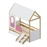 Bicama Infantil Casinha com Led, Janela, e Escadinha New Garden Casatema MadeiraOriginals - 3