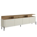 Ver imagem 2 de Rack Bancada para Tv 220cm com 4 Portas 100% Mdf