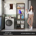 Ver imagem 5 de Estante Multiuso para Lavanderia 59cm