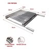 Grelha Argentina Inox 70x60 C/ponteira Parrilla Gaúcha Grande - 2