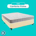 Ver imagem 4 de Conjunto Cama Box Bege Casal + Colchão D33 D33 Inducol