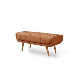 Recamier França 1,00M com Base Madeira Linho Sofatec - 2