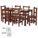 Ver imagem 3 de Mesa de Jantar 6 Lugares Paris Mogano - Lanes