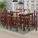 Ver imagem 1 de Mesa de Jantar 6 Lugares Paris Mogano - Lanes
