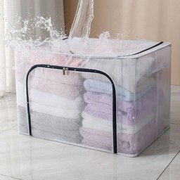 Caixa Organizadora de Guarda Roupa Multiuso Flexível com Zíper 60x40x40 - 6