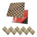 Ver imagem 1 de Pastilha de Vidro Kit 10 Uni Adesiva Parede Cozinha Sala Banheiro Decorativa Moderna Requintado Refo