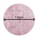 Ver imagem 3 de Tapete Redondo 1,50m Quarto Sala Escritório Pelo Macio.:rosa
