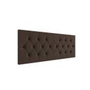 Ver imagem 2 de Cabeceira Cama de Solteiro Elisa 0.90 - Gt Magazine:marrom