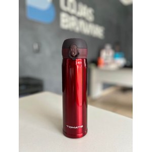 GARRAFA TERMICA INOX, 24 HRS CONSERVA, 500ml - TOMATE 4 CORES:Vermelha