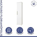 Ver imagem 5 de Lavanderia Modulada Florianópolis 1 Porta e 4 Prateleiras Branca Kaiki Móveis