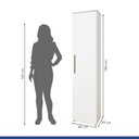 Ver imagem 4 de Lavanderia Modulada Florianópolis 1 Porta e 4 Prateleiras Branca Kaiki Móveis