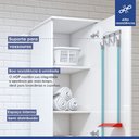 Ver mais imagens de Lavanderia Modulada Florianópolis 1 Porta e 4 Prateleiras Branca Kaiki Móveis