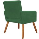 Ver imagem 3 de Poltrona Decorativa Camila Verde - Visalar Móveis