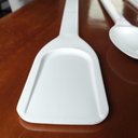 Ver imagem 2 de Espátula Pá Plástica Branca Industrial Larga 74cm Caldeirão Cozinha Cinquetti Restaurante