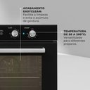 Ver imagem 6 de Forno Elétrico de Embutir Fischer Infinity 78l Air Fryer 127v Preto