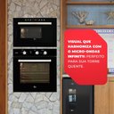 Ver imagem 7 de Forno Elétrico de Embutir Fischer Infinity 78l Air Fryer 127v Preto