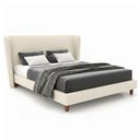 Ver imagem 1 de Cama Japonesa Casal Corea com Cabeceira Madeira Off White Sallar Home